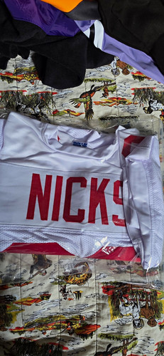 Hakeem nicks signed white red - signed, white/red