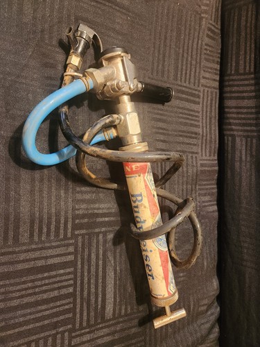 Vintage budweiser beer tap keg - vintage,