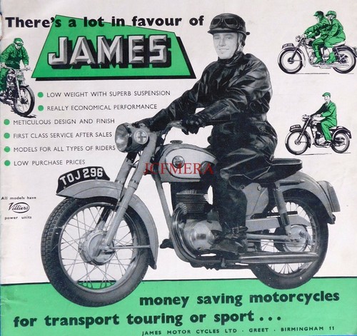James motor cycles - cycles, advert