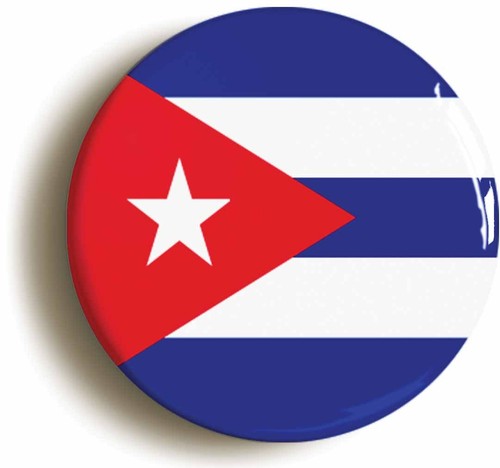 Cuba badge button pin size - cuba,