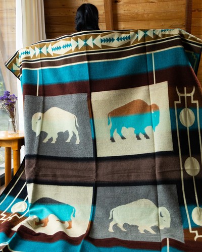 Handwoven queen alpaca - alpaca, native