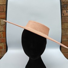 nude pink large wide brim DIY
