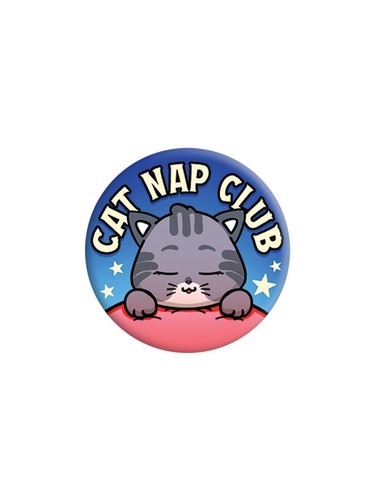 Cat nap club - nap, badge