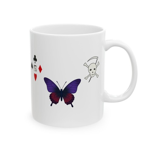 Papillon tattoos pirate mug - tattoos,