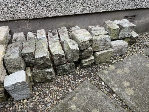 Grey rectangular granite - grey,