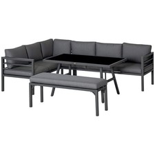 Outsunny 8-Seater Aluminium