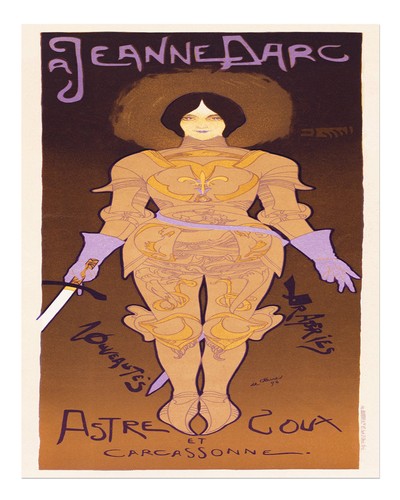 Art nouveau jeanne arc - jeanne, d’arc