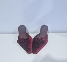 Laura Ashley Red Velvet Slip