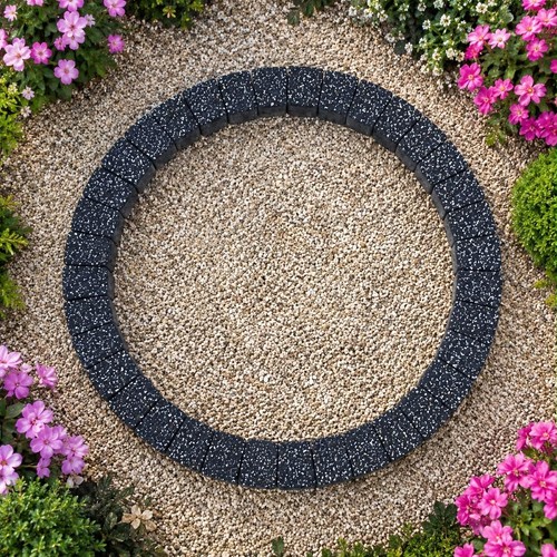 100cm garden circle - , brick