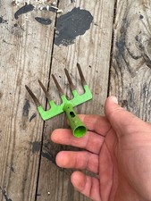 Vintage Wolf Tools Small Rake Head- (Now Known As Wolf Garten Garden Tools) 