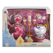 Disney Belle "Be Our Guest" Singing Tea Cart Play Set Beauty and the Beast 2024