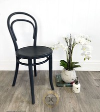 Vintage Grey Bentwood Thonet Style Bistro Cafe Chair Seat 