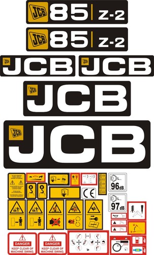 Jcb mini digger decal - mini,