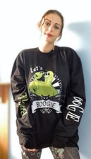 Oogie Boogie Sweatshirt - Size 8-32 - Goth, plus, NBC Nightmare Before Christmas
