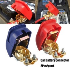 2Pcs Quick Release Battery Terminals Clamps Car Caravan Boat Low Profile 6V 12V