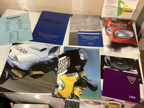 Triumph motorcycle brochures - triumph,