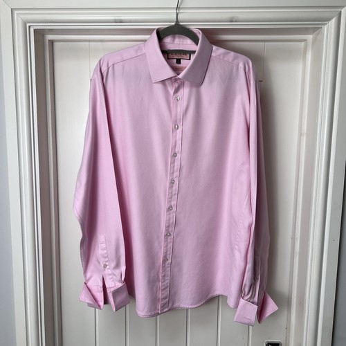 Thomas pink shirt men neck - thomas, men's