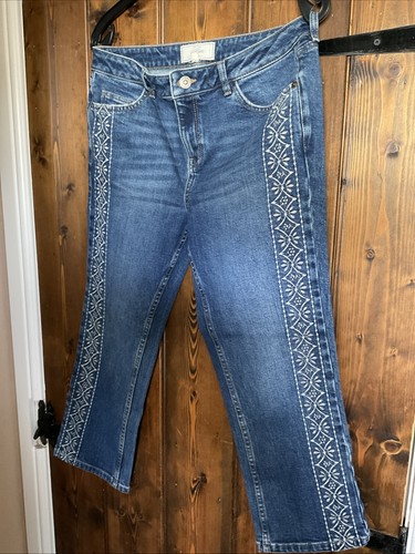 Fat face embroidered cropped - fat,