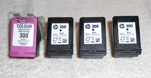 300 empty ink cartridges - hp,