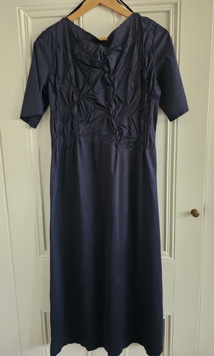 Cos navy ruched short - navy,