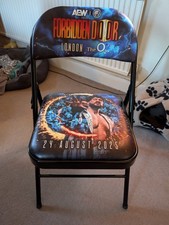 AEW Forbidden Door O2 London 2025 Commemorative Chair Wrestling Will Ospreay