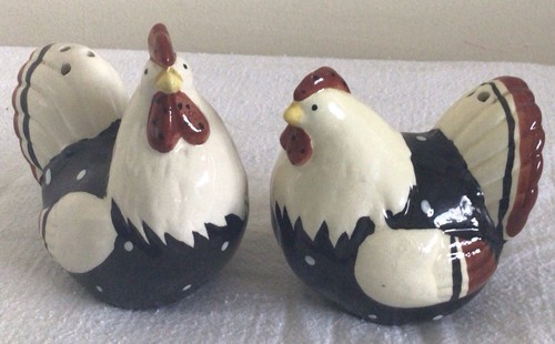 Ceramic hen rooster - hen,