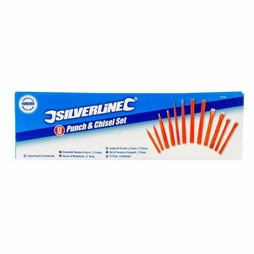 12pc punch and chisel set - and,
