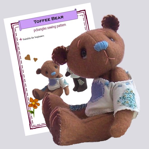 Toffee teddy bear soft toy