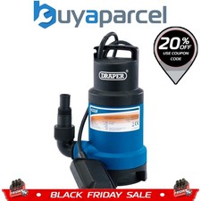 Draper 61667 Submersible Sub Dirty Water Pump with Float Switch 200L/min