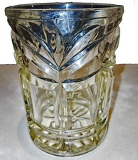 Edwardian Cut Glass Jar -