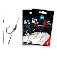 Nash Solid Bag Rig Barbed Size
