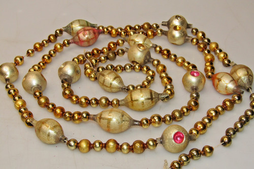 Vintage glass gold large - vintage,