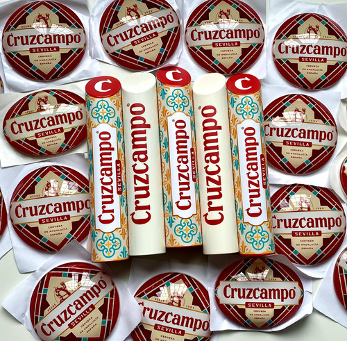 Cruzcampo branding badges - cruzcampo,
