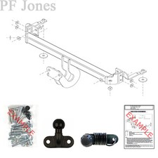 Tow-Trust Towbar for Fiat Panda Hatchback 2004-2012 - Flange Tow Bar