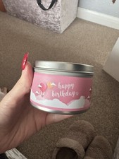 Shearer Candles Empty Happy Birthday Tin