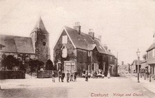 Ticehurst Village Church Nr Wadhurst Hawkhurst unused old pc Frith