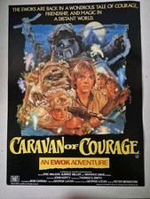 Star Wars Caravan Of Courage An Ewok Adventure Promotional Poster 1984
