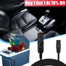 2M DC 12V Lead Cable Plug Wire 2Pin Charger For Car Cooler Cool Box Mini Fridge