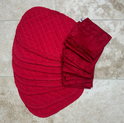 Red table decoration bundle - decoration,