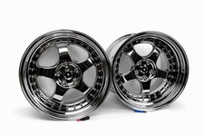 4X18 Inch 5X114.3 Dark Chrome