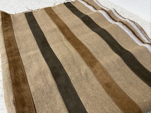 Designer fabric remnant - fabric, browns