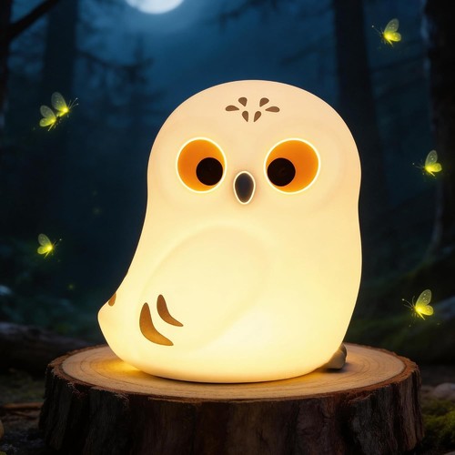Night light for kids snowy - night,