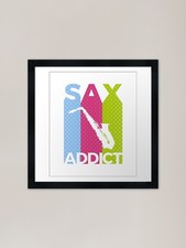 Sax Addict Funny Vintage