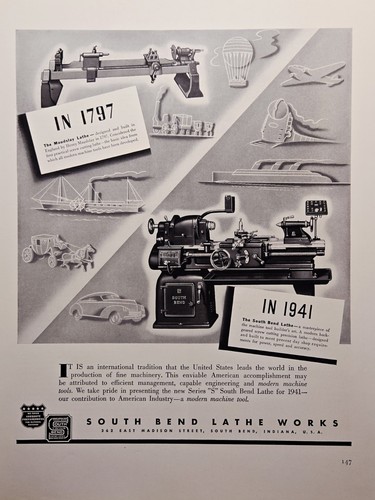 1941 south bend - 1941, lathe