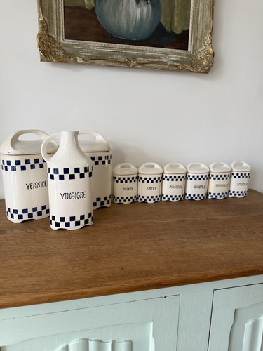 Antique french ceramic spice - ceramic,