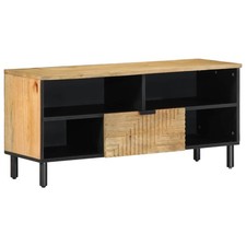 TV Cabinet Brown 100x33x46 cm Solid Wood Mango stand sideboard vidaXL