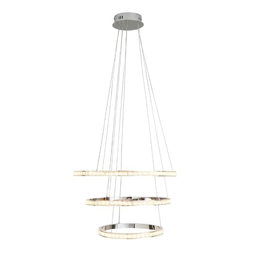 Chrome ring led pendant - 3,