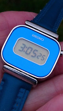 Vintage Seiko L221-4020 LCD Watch. New Strap. New battery. 1979 birthyear.
