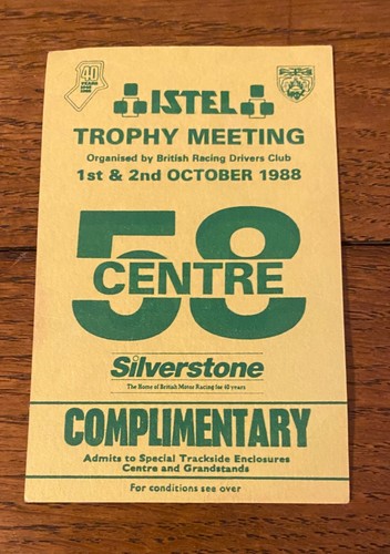 Silverstone trophy meeting - trophy,