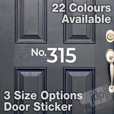 HOUSE NUMBER - Front Door